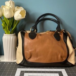 Audrey Brooke Genuine Leather Handbag